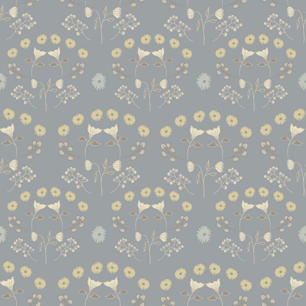 Bild på Medaillon Poppies in Grey - 1033301-01